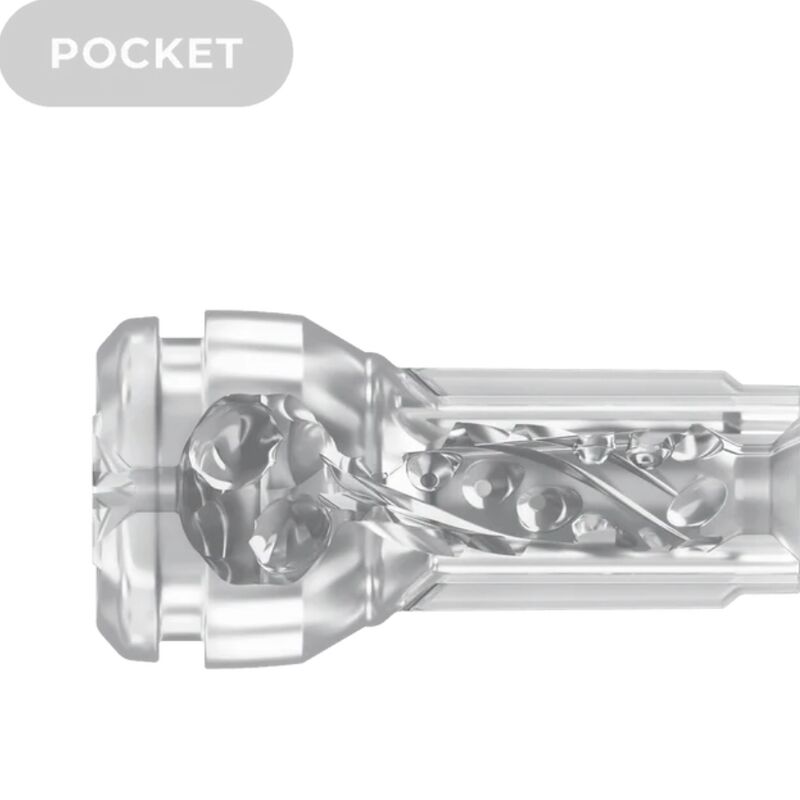 KIIROO - FEEL POCKET STROKER CRYSTAL BY KIIROO TRANSPARENT - Image 4