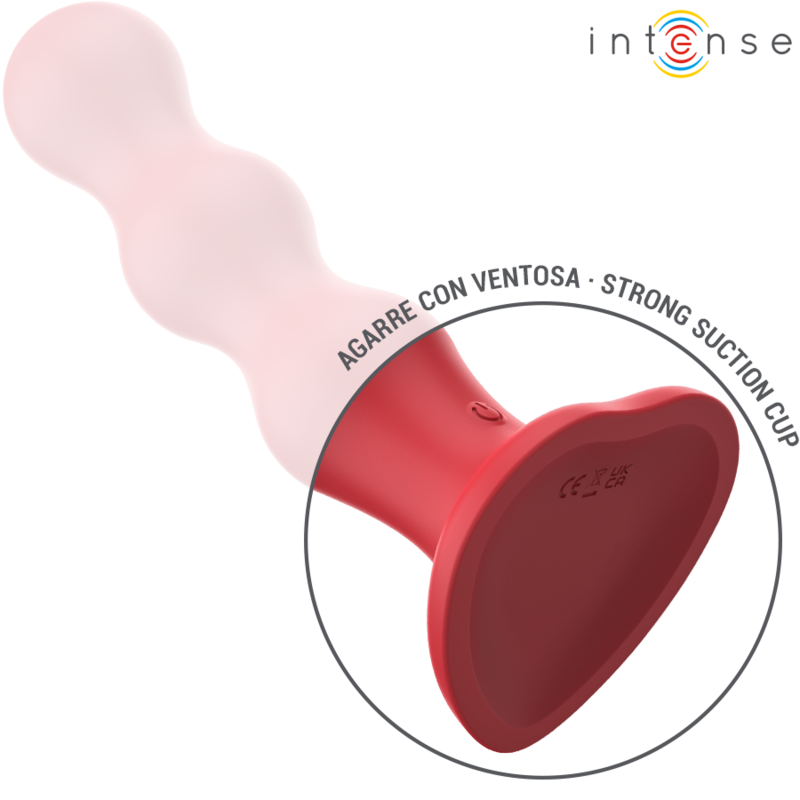 INTENSE - CODY VIBRATOR WITH SUCTION CUP RED REMOTE CONTROL - Image 5