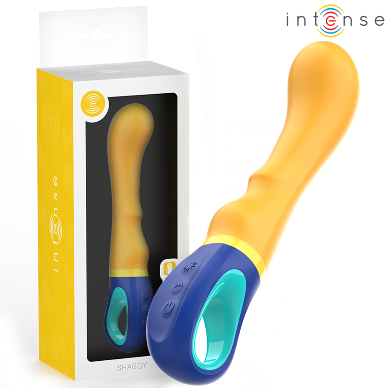 INTENSE – SHAGGY G-SPOT VIBRATOR YELLOW