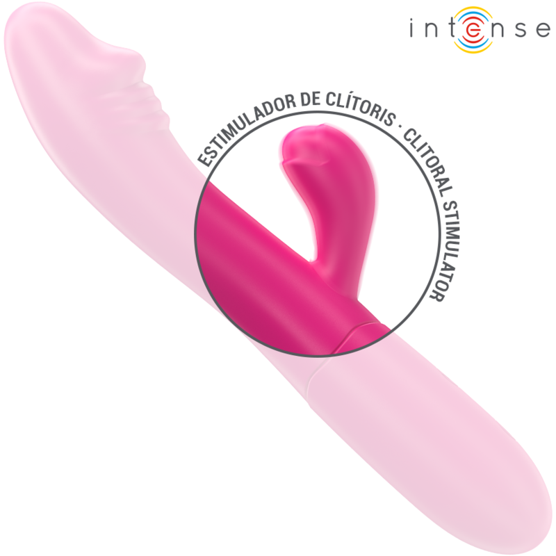 INTENSE - IVY FLEXIBLE VIBRATOR 10 VIBRATIONS WITH STIMULATING TONGUE PINK - Image 5