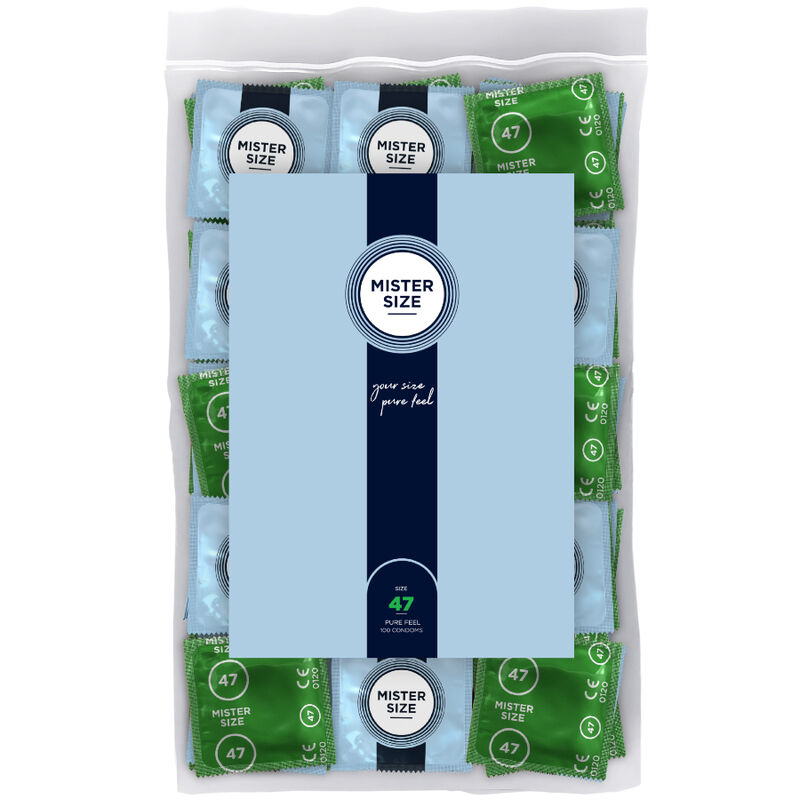 MISTER SIZE – CONDOM SIZE XS 47 MM (100 UNITS)