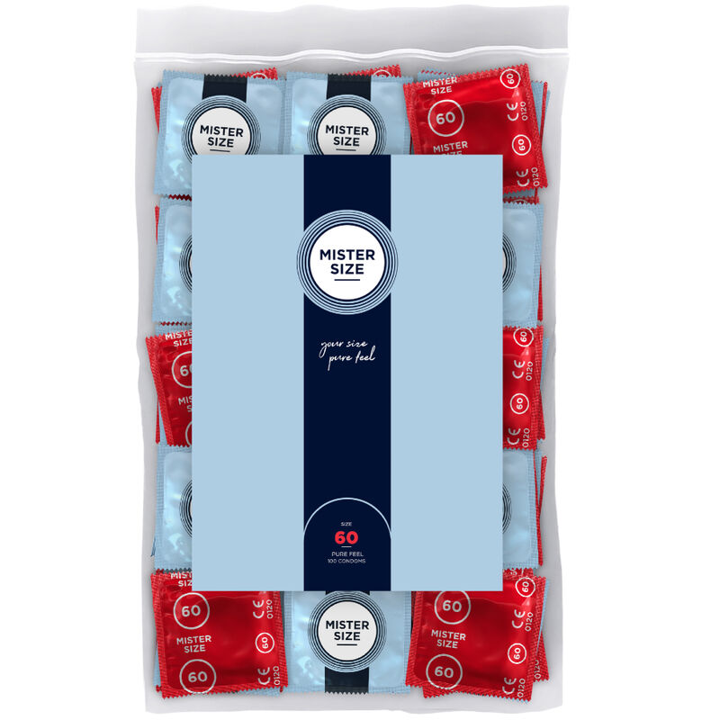MISTER SIZE – CONDOM SIZE XL 60 MM (100 UNITS)