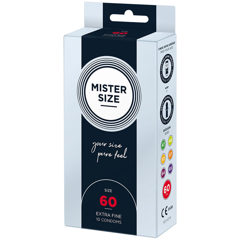 MISTER SIZE – CONDOM SIZE XL 60 MM (10 UNITS)