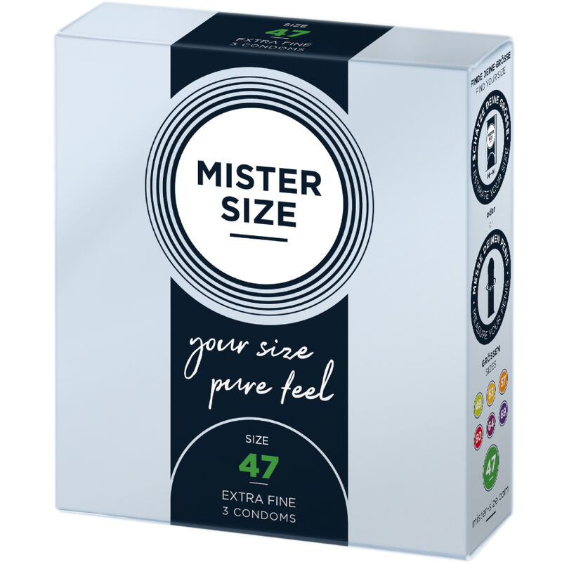 MISTER SIZE – CONDOMS SIZE XS 47 MM (3 UNITS)