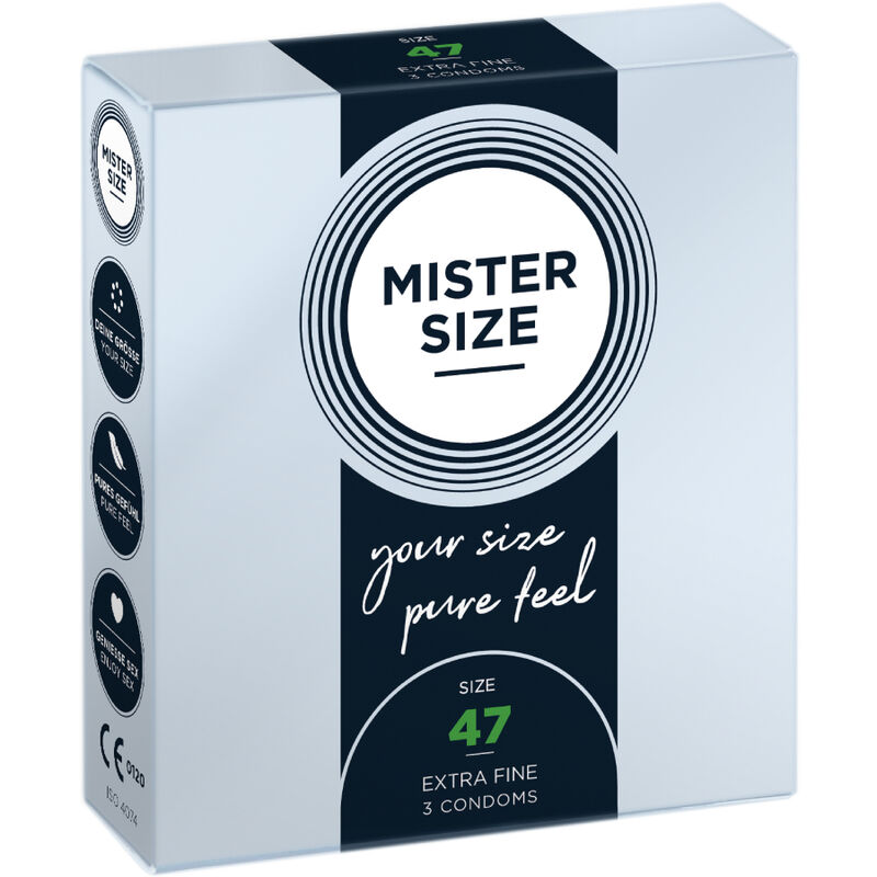 MISTER SIZE – CONDOMS SIZE XS 47 MM (3 UNITS)