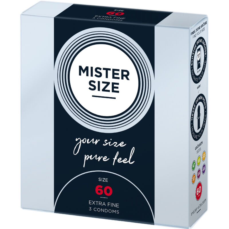MISTER SIZE – CONDOM SIZE XL 60 MM (3 UNITS)
