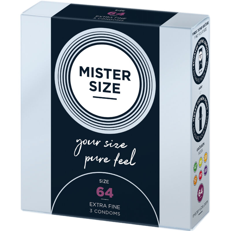 MISTER SIZE – CONDOMS SIZE XXL 64 MM (3 UNITS)