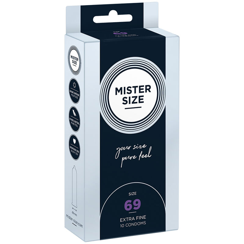 MISTER SIZE – CONDOMS SIZE XXXL 69 MM (10 UNITS)