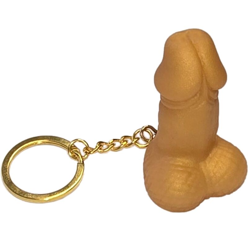 DIABLO PICANTE – GOLDEN PENIS SHAPED KEYCHAIN