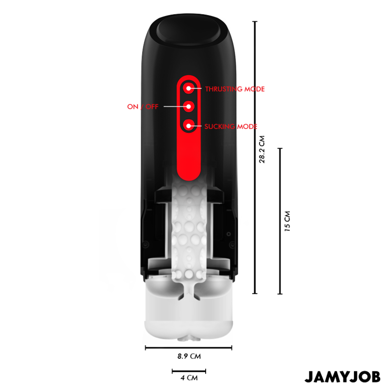 JAMYJOB - PHANTOM AUTOMATIC VAGINA MASTURBATOR 5 SUCTION AND THRUST MODES - Image 3