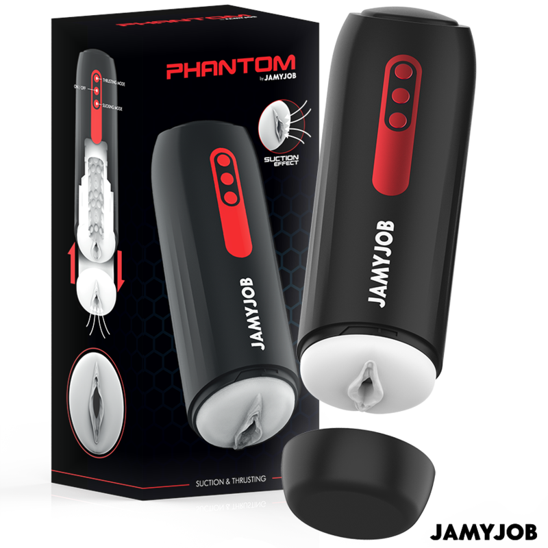 JAMYJOB – PHANTOM AUTOMATIC VAGINA MASTURBATOR 5 SUCTION AND THRUST MODES