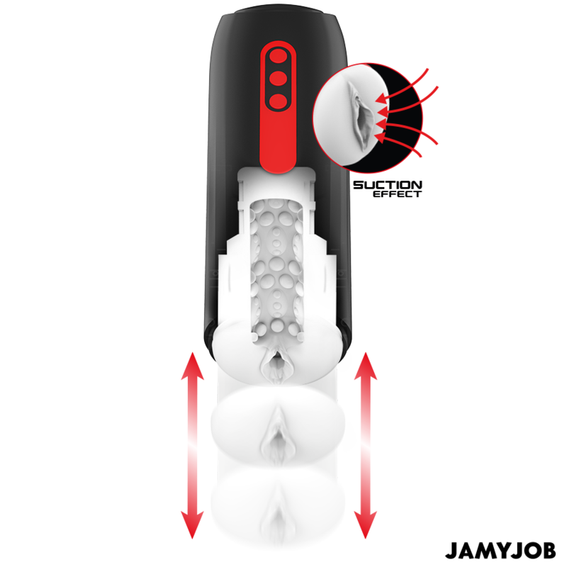 JAMYJOB – PHANTOM AUTOMATIC VAGINA MASTURBATOR 5 SUCTION AND THRUST MODES