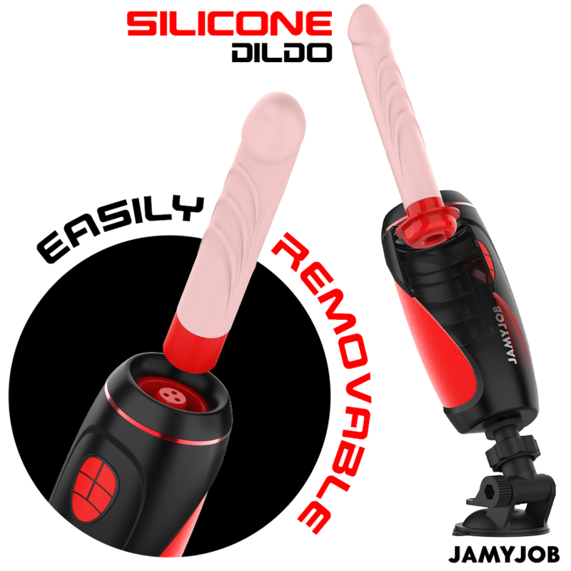 JAMYJOB - PYSTON BASE AUTOMATIC MASTURBATOR WITH REMOTE CONTROL DILDO - Image 3