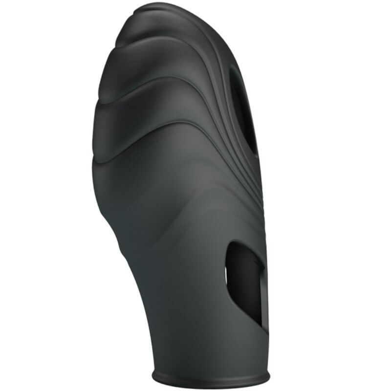 PRETTY LOVE – LICH SILICONE FINGER VIBRATOR BLACK