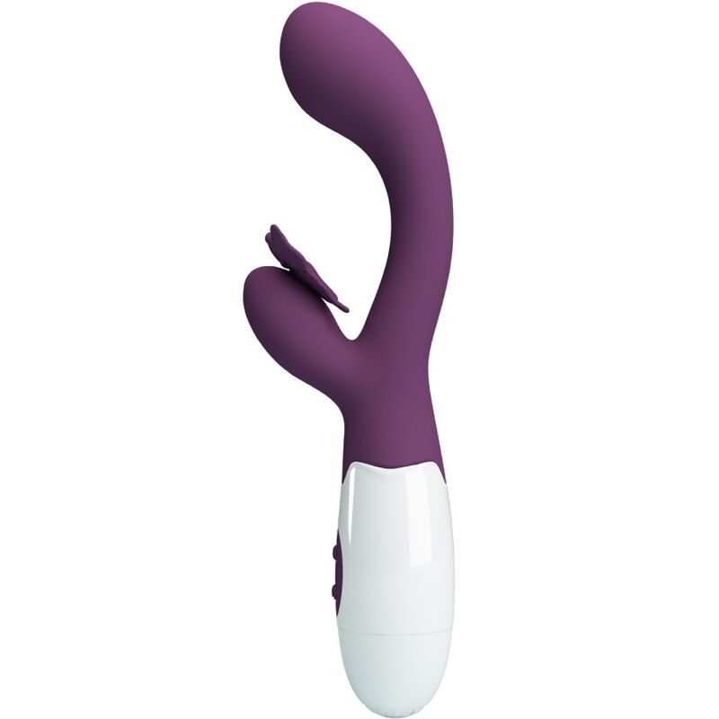PRETTY LOVE – BUTTERFLY KISS RABBIT VIBRATOR  G-SPOT STIMULATOR PURPLE