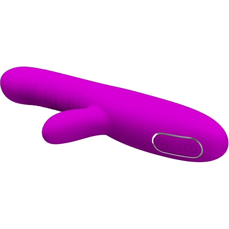 PRETTY LOVE – ANGELIQUE MULTIFUNCTION VIBRATOR + CLITORIS STIMULATOR PURPLE