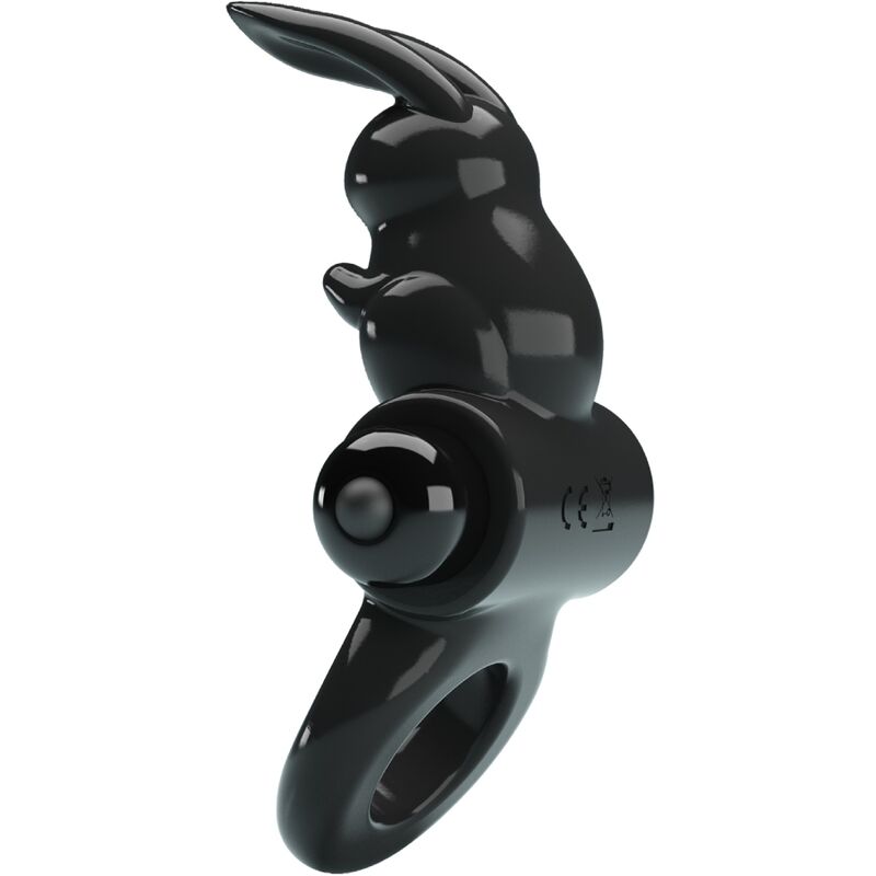 PRETTY LOVE – EXCITING RING RABBIT VIBRATOR RING 10 VIBRATIONS BLACK