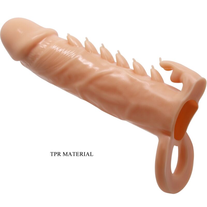 PRETTY LOVE – EMMIT PENIS SLEEVE + CLITORIS STIMULATOR FLESH