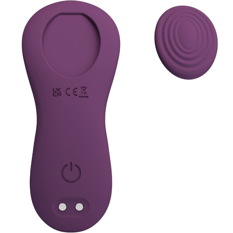PRETTY LOVE – MANE LAY ON CLITORIS MASSAGER 10 VIBRATIONS REMOTE CONTROL PURPLE