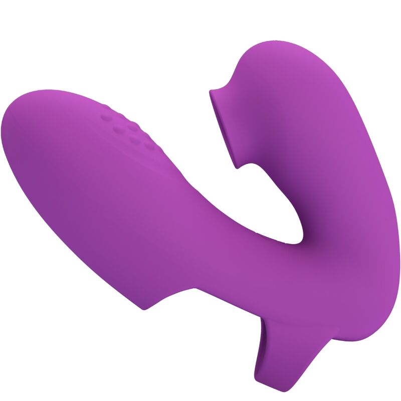 PRETTY LOVE – ATHENA FINGER VIBRATOR WITH CLITORIS STIMULATOR PURPLE