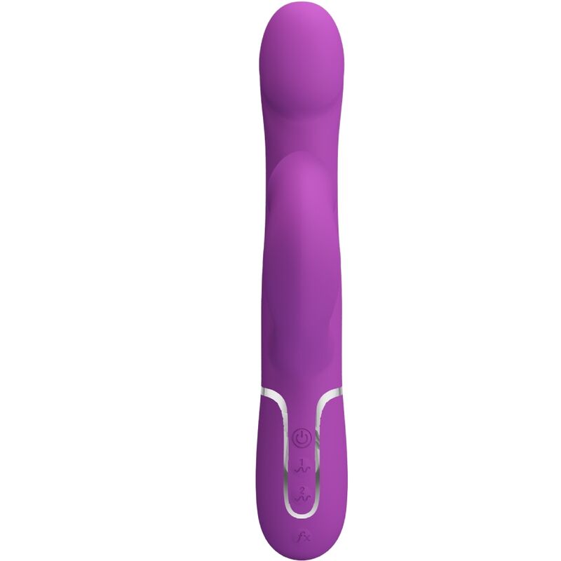 PRETTY LOVE – 4 IN 1 MULTIFUNCTION VIBRATOR  STIMULATOR PURPLE