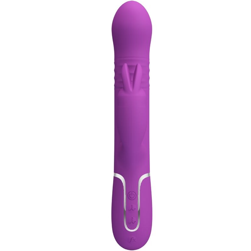 PRETTY LOVE – COALE 4 IN 1 MULTIFUNCTION RABBIT VIBRATOR  PURPLE