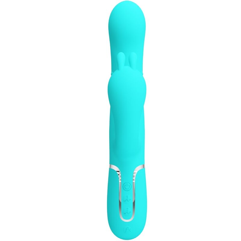PRETTY LOVE – CAMMY 4 IN 1 MULTIFUNCTION TRIPPLE RABBIT VIBRATOR  BLUE