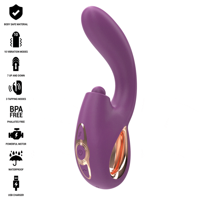 INTENSE – LALI MULTIFUNCTION G-SPOT VIBRATOR TAPPING  THRUST  VIBRATION PURPLE