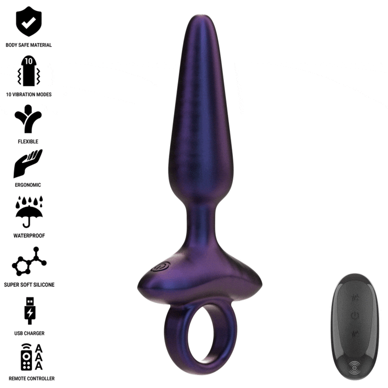 INTENSE – MARLON VIBRATING ANAL PLUG MODEL 4 REMOTE CONTROL