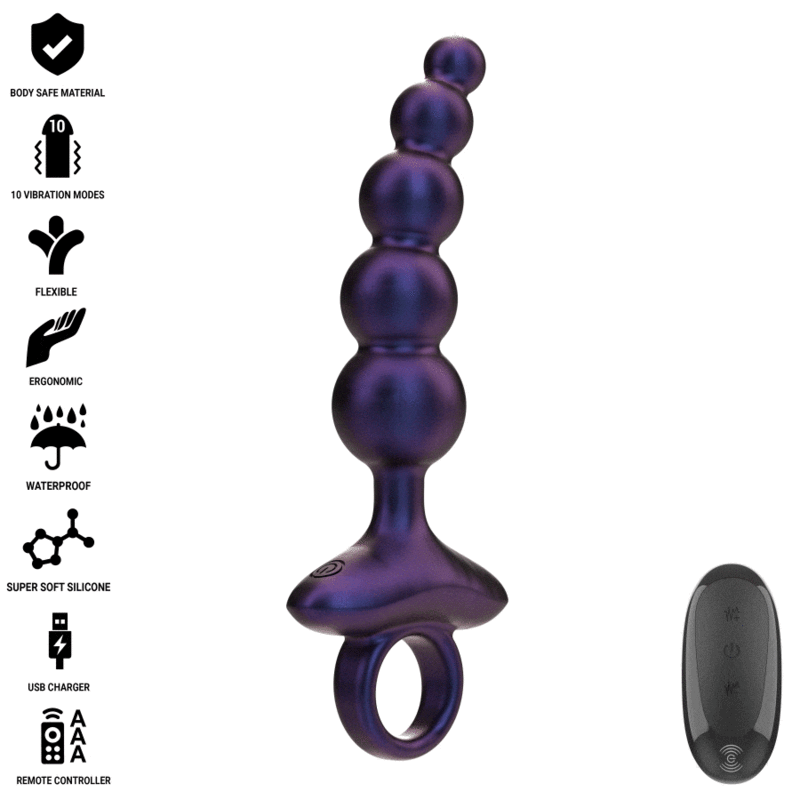 INTENSE – TITO VIBRATING ANAL PLUG MODEL 3 REMOTE CONTROL