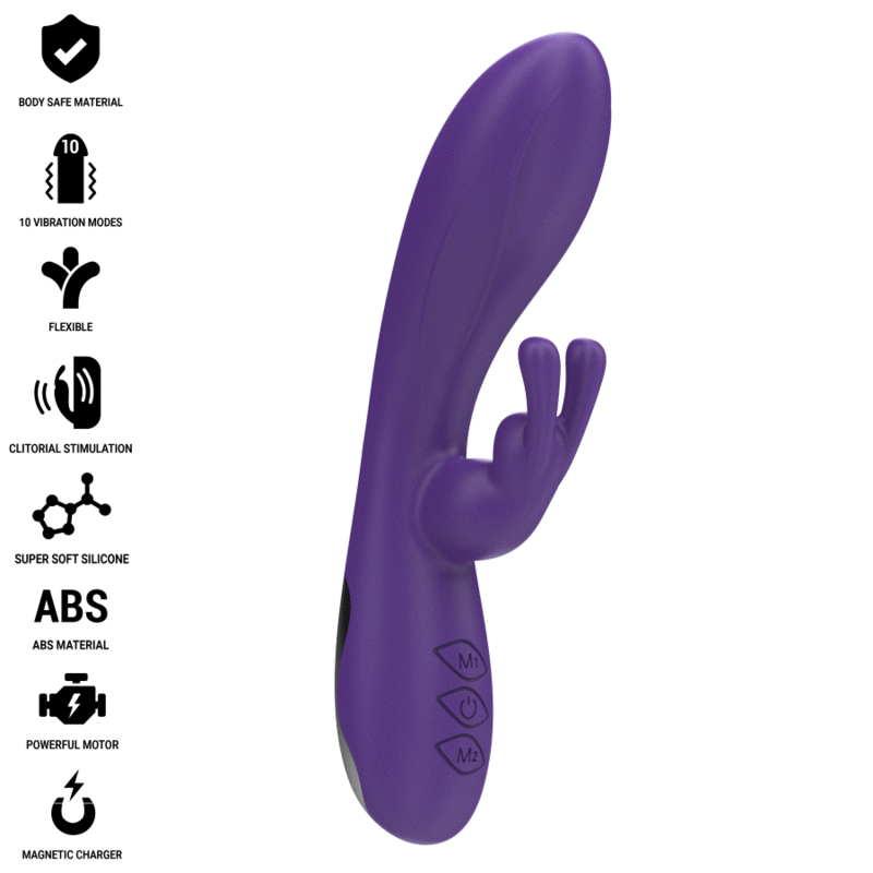 INTENSE – RANDALL RABBIT VIBRATOR 10 VIBRATIONS PURPLE
