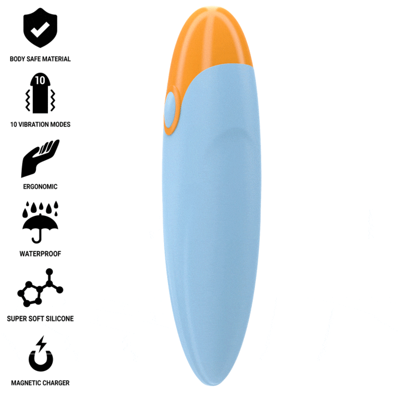INTENSE – MIKE VIBRATING BULLET 10 VIBRATIONS BLUE