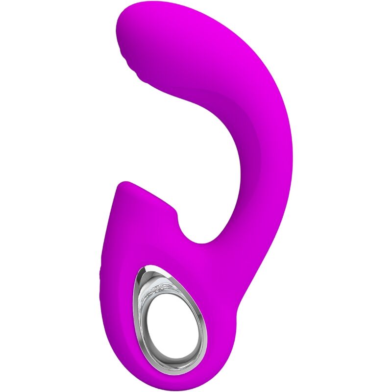 PRETTY LOVE – SIBEL SIBEL G-SPOT VIBRATOR + CLITORIS STIMULATOR 10 VIBRATIONS PURPLE