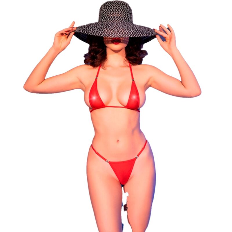 CHILIROSE – CR 4840 MICRO BIKINI RED S/M