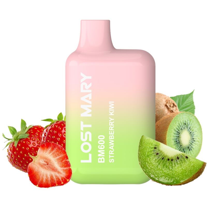 LOST MARY – BM600 NICOTINE VAPER 2% DISPOSABLE STRAWBERRY KIWI