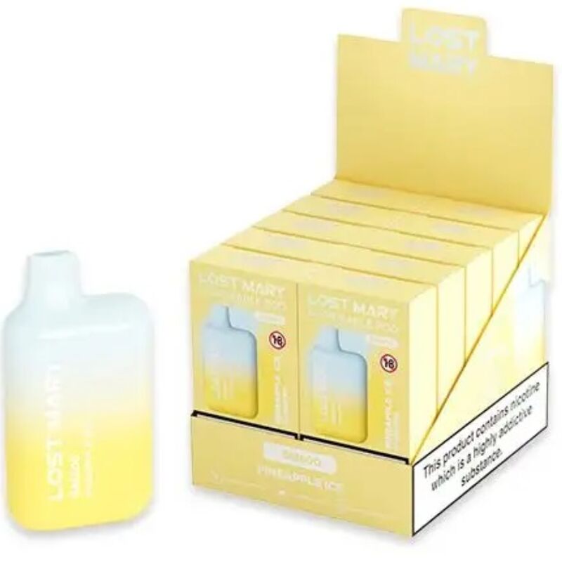 LOST MARY – BM600 NICOTINE VAPER 2% DISPOSABLE PINEAPPLE ICE