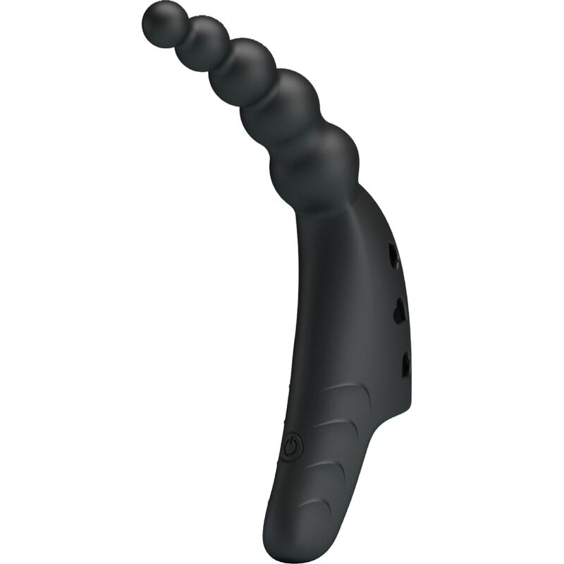 PRETTY LOVE – JORDIN FINGER VIBRATOR 10 VIBRATIONS BLACK
