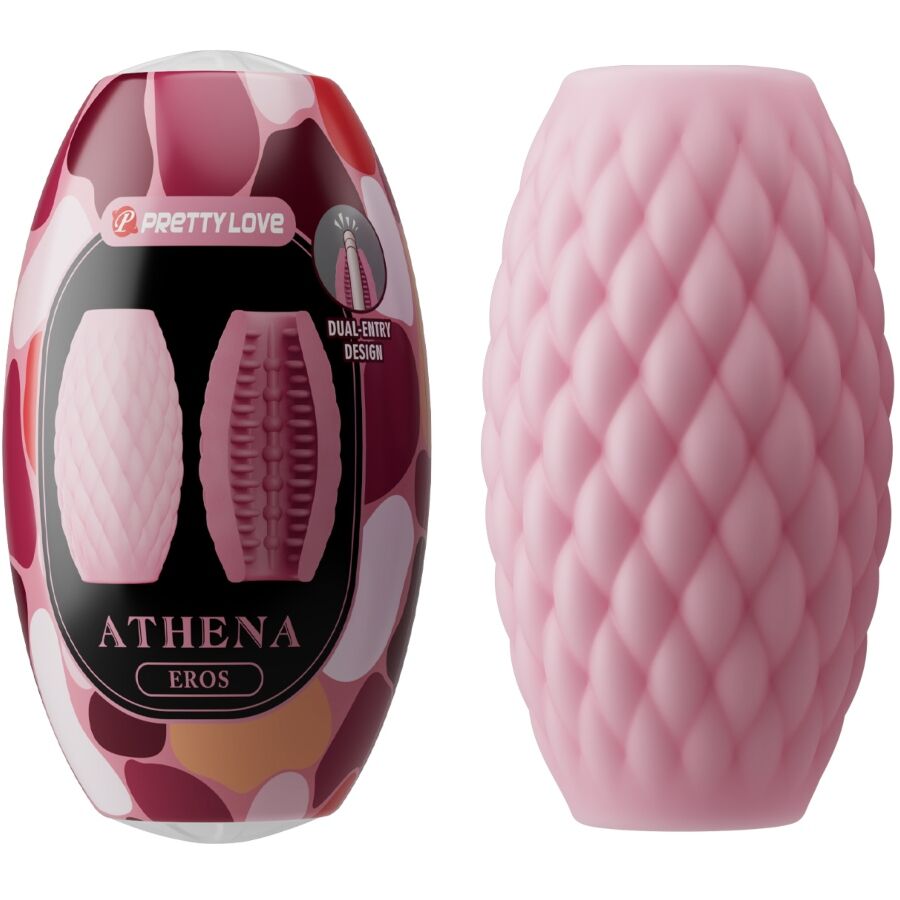 PRETTY LOVE – ATHENA EROS SILICONE MALE MASTURBATOR PINK