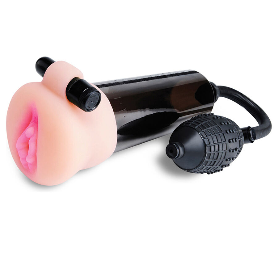 PUMP WORX – STIMULATING WAVE PUMP WITH MASTURBATOR
