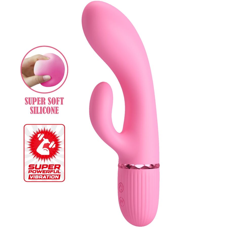 PRETTY LOVE – MARSKI RABBIT VIBRATOR  G-SPOT PINK