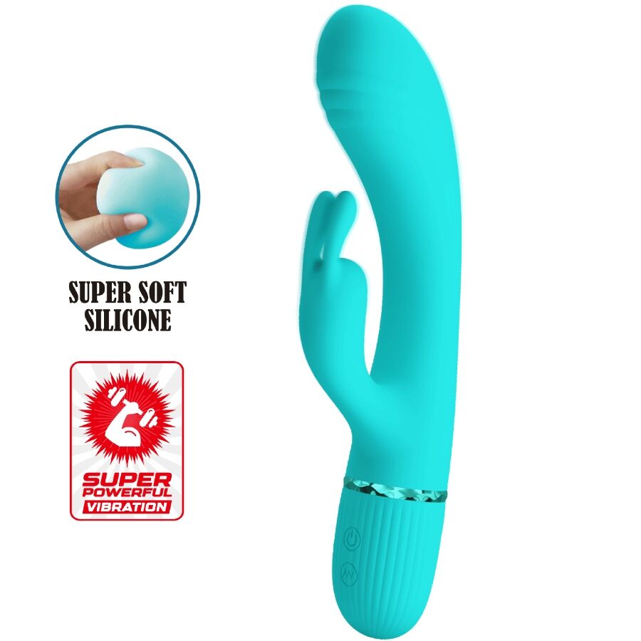 PRETTY LOVE – SCOCCO VIBRATOR RABBIT TURQUOISE