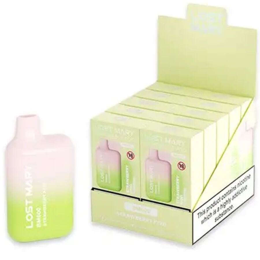 LOST MARY – BM600 NICOTINE VAPER 2% DISPOSABLE STRAWBERRY KIWI