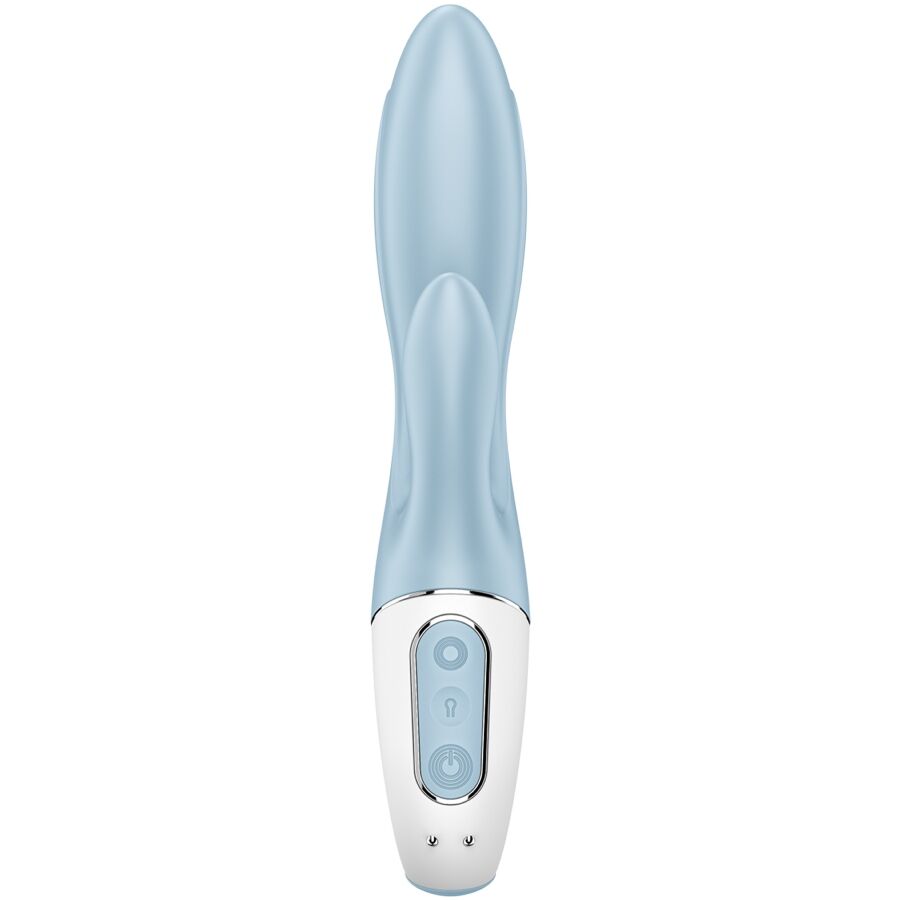 SATISFYER – AIR PUMP BUNNY 1 INFLATABLE RABBIT VIBRATOR BLUE