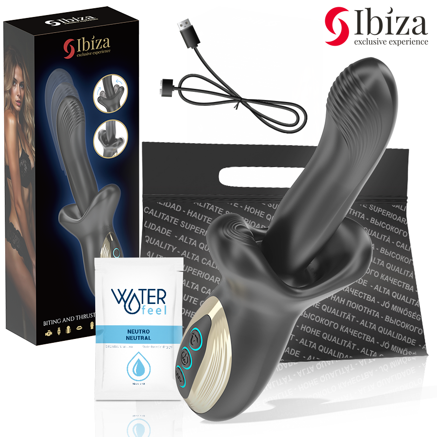 IBIZA – POWERFUL VIBRATOR WITH THRUSTING AND BITING EFFECT
