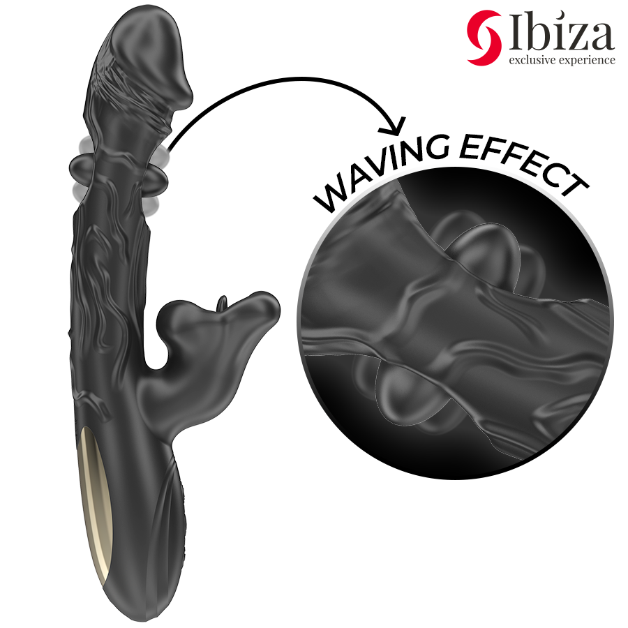IBIZA - VIBRATOR AND CLITORIS STIMULATOR WITH BITING AND ROTATION EFFECT - Image 3