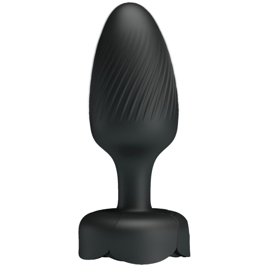 PRETTY LOVE – VARIAN ANAL PLUG WITH  LED LIGHT BLACK 10.8 CM