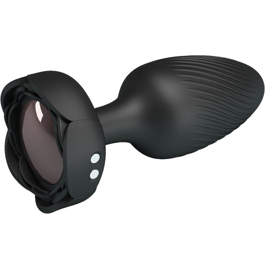 PRETTY LOVE – VARIAN ANAL PLUG WITH  LED LIGHT BLACK 10.8 CM