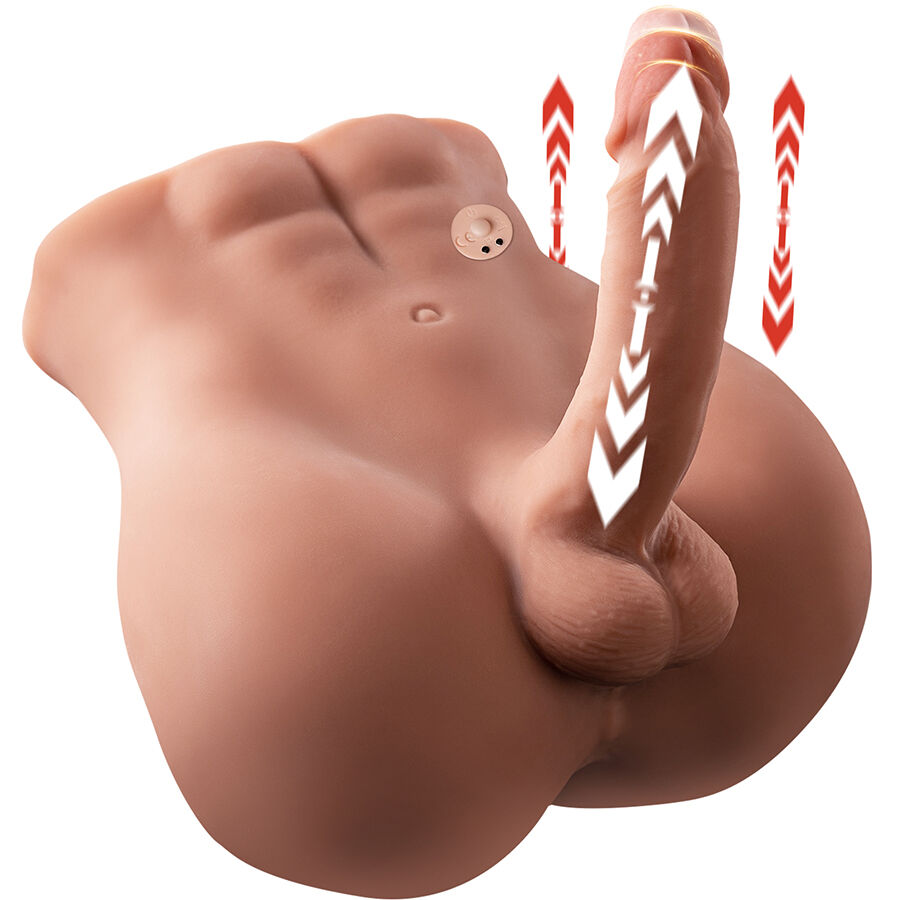 XISE – BERTLETT DILDO ASS REALISTIC DILDO AND ANUS MASTURBATOR FRONT POSITION WITH THRUSTING 18 CM