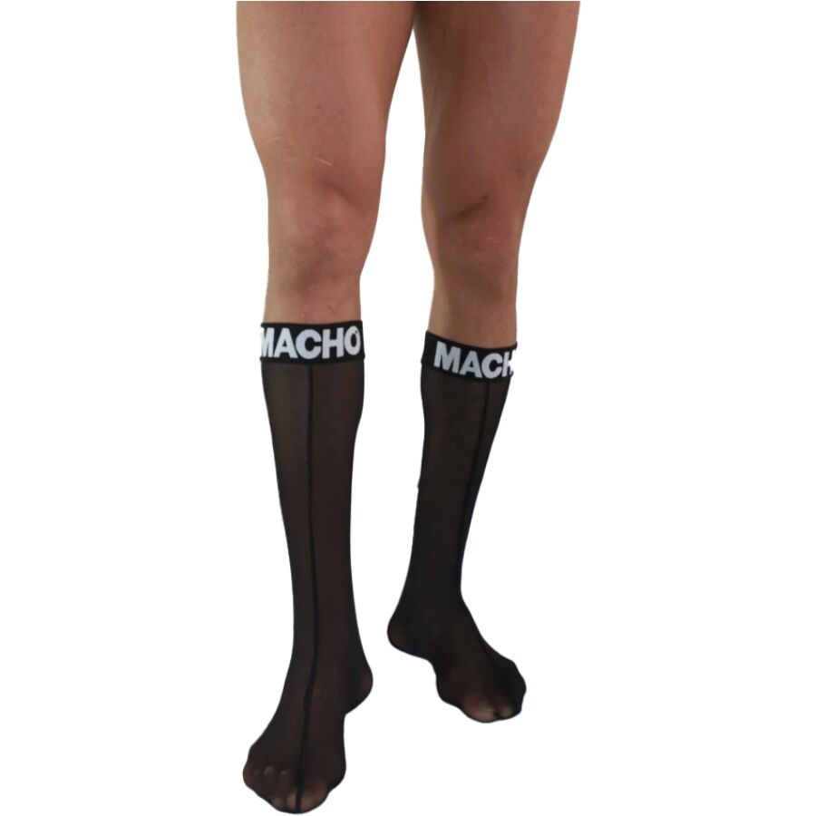 MACHO – THIN SOCKS ONE SIZE BLACK
