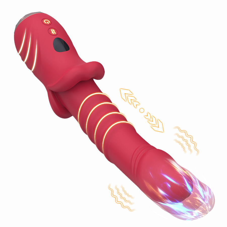 ARMONY – POINT A STIMULATING VIBRATOR DILDO RED